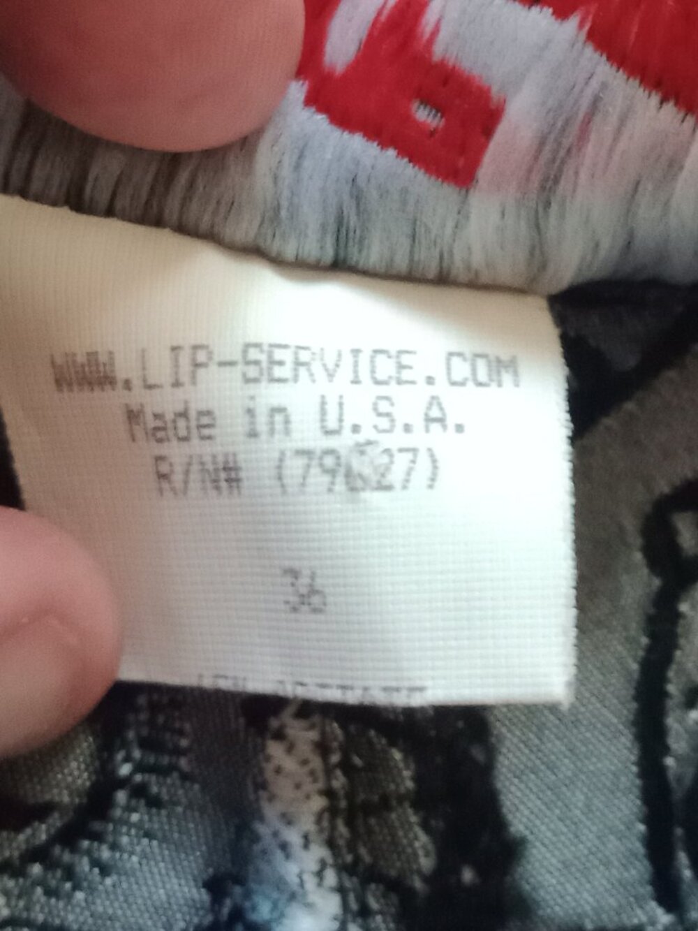 Lip Service mid 90s industrial-goth crossover aesthetic matching set - Picture 13 of 15